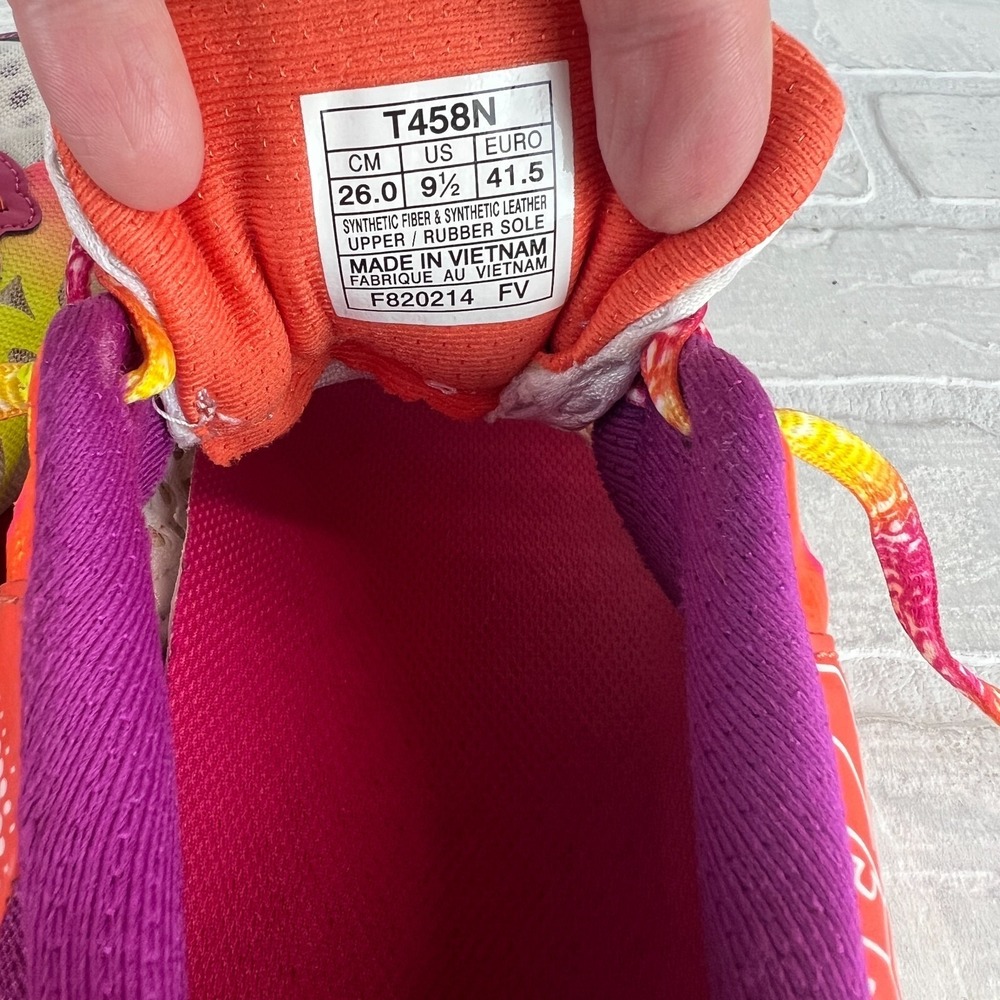 ASICS GEL Noosa Tri 9 Womens 9.5 Running Shoes Neon Multicolor Triathlon T458N - Picture 10 of 12